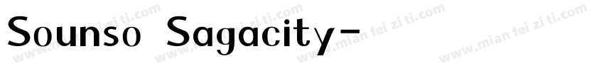 Sounso Sagacity字体转换